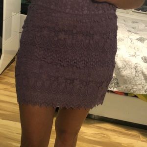 Hot lacy skirt